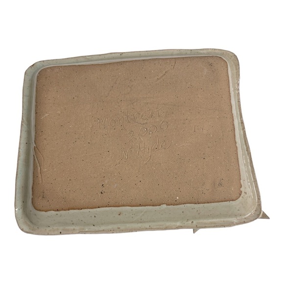 Handmade serving dish pottery for N. Hyde from Montreat Center. - Picture 10 of 14